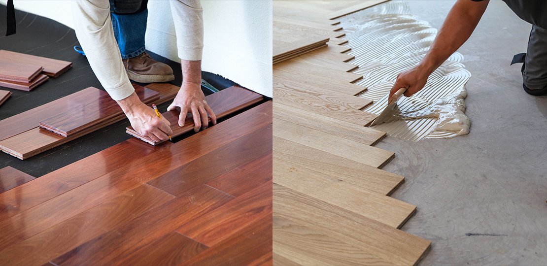 Floating Vs. Glued Engineered Flooring